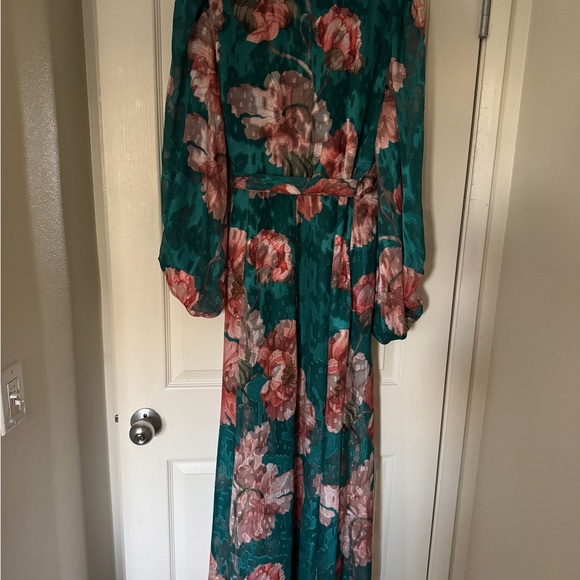 Anthropologie Hutch Lindie V-Neck Textured Wrap Dress - Picture 5 of 11